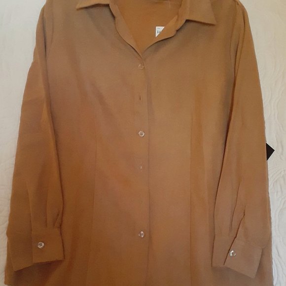 🎈Soft Suede Moleskin Shirt in Tan - Picture 1 of 2